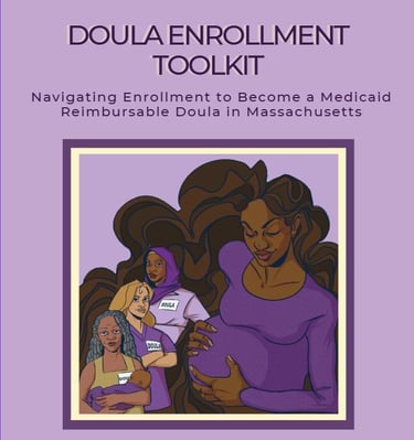 printable doula toolkit cover